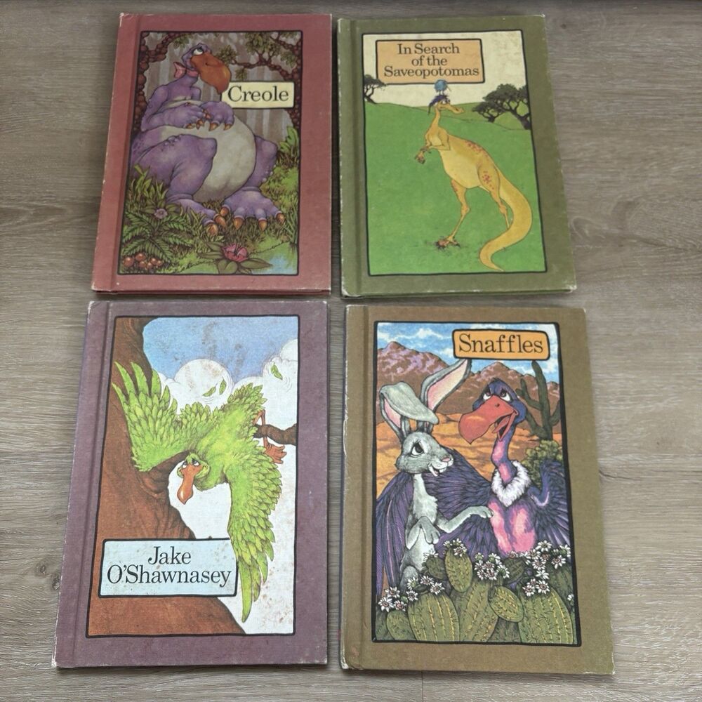 Lot of 4 Vintage Serendipity Books Stephen Cosgrove Weekly Reader Hardcover Set